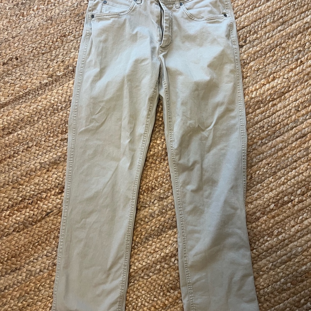 Men's Classic Khaki Chinos - Light Beige